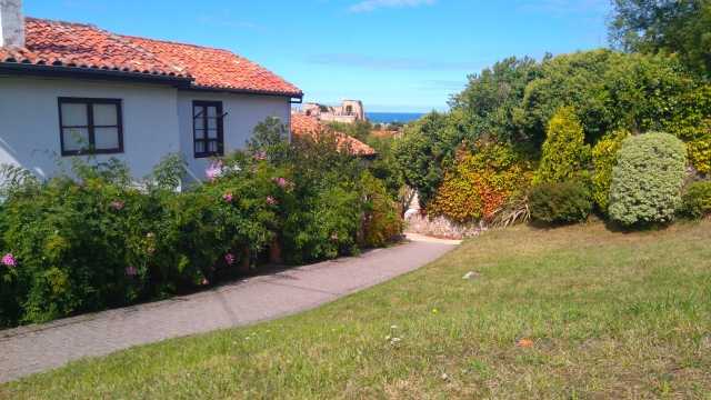 Blick von der Herberge in Comillas